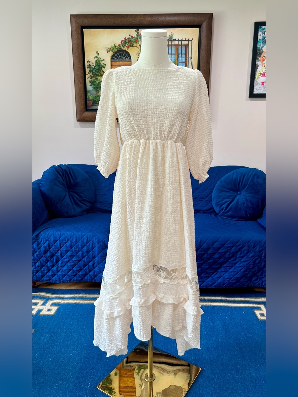 Joyfolie cream color with lace details